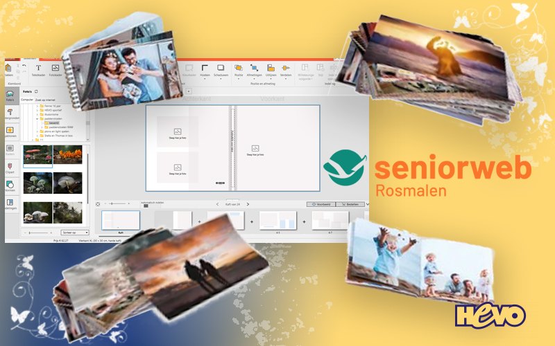 Seniorweb: fotoboek maken • SeniorWeb Rosmalen: fotoalbum maken, deel twee • SeniorWeb: Naar uw eigen fotoalbum in 3 stappen