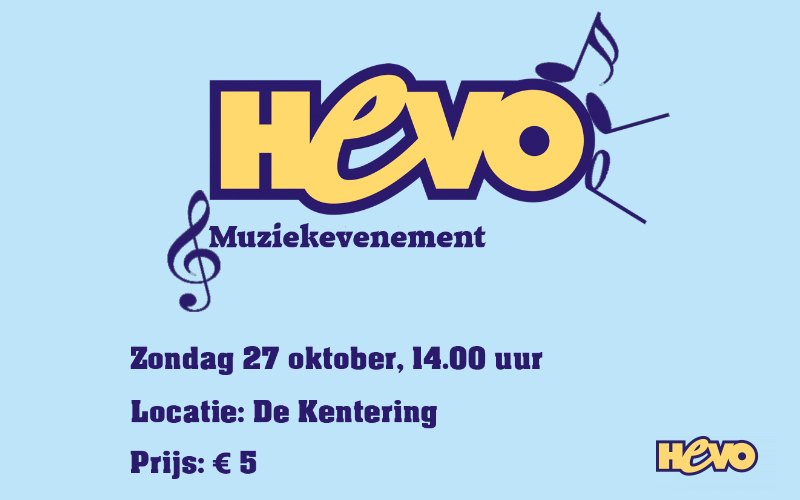 HEVO Muziekevenement met de APM Bigband Rosmalen en HEVO koor HEVO Muziekevenement met de APM Bigband Rosmalen en HEVO koor