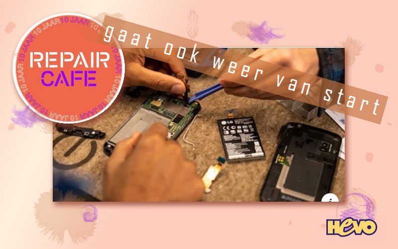 Het Repair Café gaat weer open Het Repair Café gaat weer open
