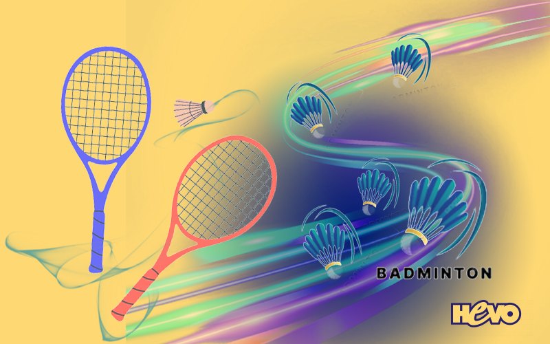 Badmintonnen bij HEVO