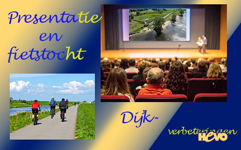 Lezing en fietstocht over dijkverbeteringen.