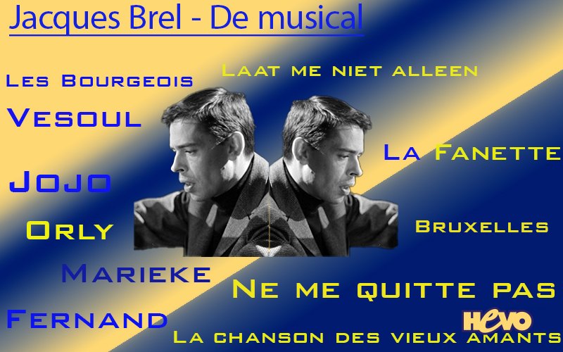 Musical Jacques Brel en driegangendiner