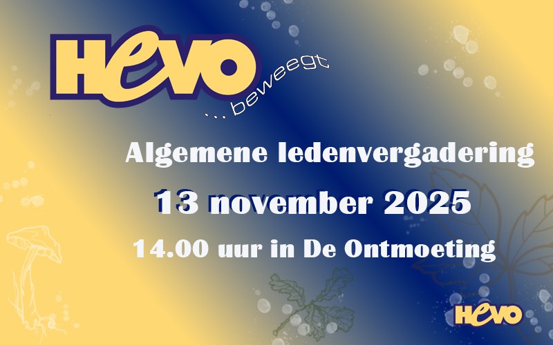 Uitnodiging voor de Algemene Ledenvergadering