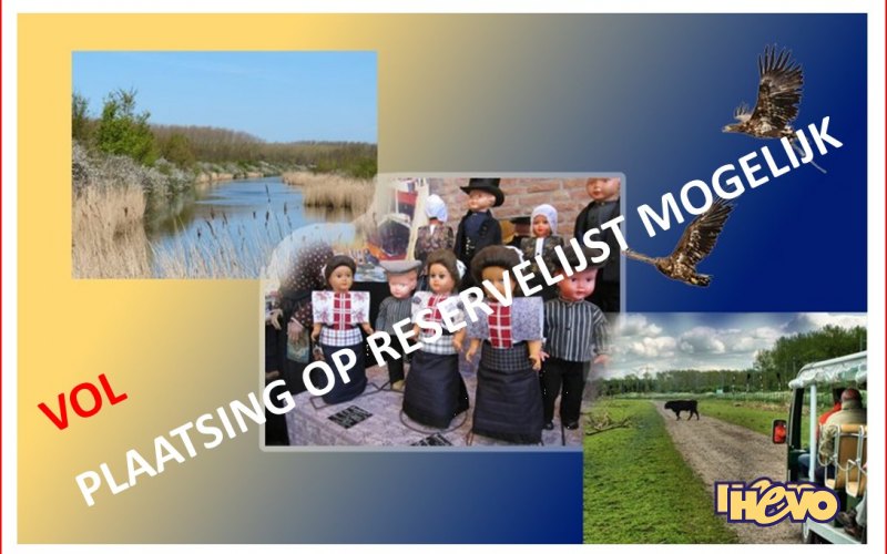 Dagtocht: Oostvaardersplassen en Spakenburg. 2 voetjes